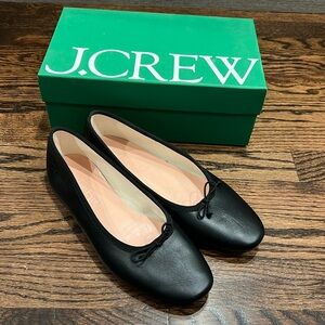J Crew Ballet Flats Black size 7.5
